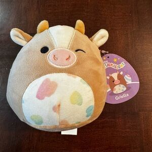 5" Squishmallows Griella The Cow Plush Easter Stuffed Animal New